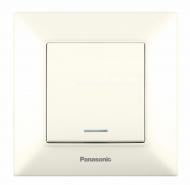 Выключатель одноклавишный Panasonic Arkedia Slim с подсветкой кремовый 480100195 Выключатель одноклавишный Panasonic Arkedia Slim с подсветкой кремовый 480100195