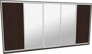 Шкаф-купе виват ВН 486 ДОМ ДСП 480x60x240 мм венге двери / зеркало / ДСП Шкаф-купе виват ВН 486 ДОМ ДСП 480x60x240 мм венге двери / зеркало / ДСП