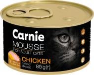 Консерва для котів Carnie м'ясний мус з куркою, манго, морквою та желе 85 г