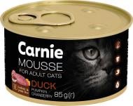 Консерва для котів Carnie м'ясний мус з качкою, гарбузом, журавлиною та желе 85 г