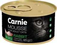 Консерва для котів Carnie м’ясний мус з кроликом, насінням чіа, томатами та желе 85 г