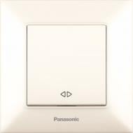 Выключатель перекрестный одноклавишный Panasonic Arkedia Slim без подсветки кремовый 480100202 Выключатель перекрестный одноклавишный Panasonic Arkedia Slim без подсветки кремовый 480100202