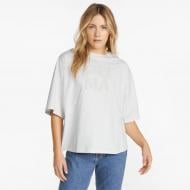Футболка Puma INFUSE BOXY GRAPHIC TEE 53684172 р.M белый