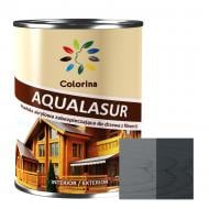 Антисептик COLORINA Aqualasur графіт глянець 0,75 л