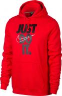 Джемпер Nike M NSW HBR HOODIE PO FLC JDI 928717-657 р. XL красный