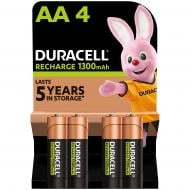 Аккумуляторы Duracell 1300 mAh 1/2AA 4 шт.