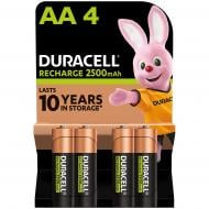 Акумулятори Duracell 2500 mAh AA (пальчикові) 4 шт.