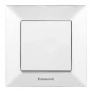 Выключатель одноклавишный кнопочный одноклавишный Panasonic Arkedia Slim без подсветки белый 480100215