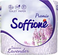 Туалетний папір Soffione Lavender тришаровий 4 шт. Туалетний папір Soffione Lavender тришаровий 4 шт.