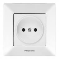 Розетка без заземления Panasonic Arkedia Slim белый 480200220
