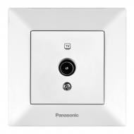 Розетка TV оконечная без заземления Panasonic Arkedia Slim белый 480200224 Розетка TV оконечная без заземления Panasonic Arkedia Slim белый 480200224