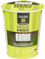 Суп King Soba Рамен с гречневой лапшой, мисо пастой и имбирем 85 г (90129) Суп King Soba Рамен с гречневой лапшой, мисо пастой и имбирем 85 г (90129)
