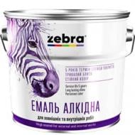 Эмаль ZEBRA алкидная ПФ-116 серия Акварель 812 белый глянец 0,25 кг