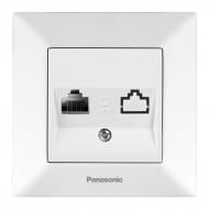 Розетка Panasonic Arkedia Slim РС RJ45 CAT6e белый 480200241 Розетка Panasonic Arkedia Slim РС RJ45 CAT6e белый 480200241