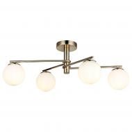 ВІТРИНА! Люстра стельова Vio Concept Bumerang 4x40 Вт Е27 золотий із білим 1557-80-14