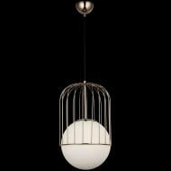 ВІТРИНА! Люстра підвісна Vio Concept Capola 1x40 Вт Е27 золотий із білим 1565-80-21