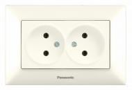 Розетка Panasonic Arkedia Slim кремовый 480200247 Розетка Panasonic Arkedia Slim кремовый 480200247