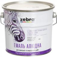 Емаль ZEBRA алкідна ПФ-116 серія Акварель 847 яскраво-блакитний глянець 2,8 кг