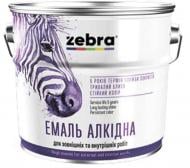 Эмаль ZEBRA алкидная ПФ-116 серия Акварель 848 синий глянец 2,8 кг