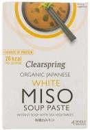 Паста Clearspring для приготовления белого мисо-супа с морскими водорослями 60 г (22908)