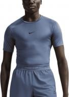 Футболка Nike Pro FB7932-491 р.XL голубой