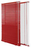 Жалюзи Rollotex алюминиевые с фиксацией двухцветные 185х120 см красно-белые Жалюзи Rollotex алюминиевые с фиксацией двухцветные 185х120 см красно-белые