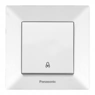 Кнопка звонка пластик Panasonic Arkedia Slim без подсветки белый 480300036 Кнопка звонка пластик Panasonic Arkedia Slim без подсветки белый 480300036