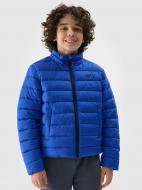 Куртка для хлопчиків демісезонна 4F DOWN JACKET M520 4FJWSS25TDJAM520-36S р.164 синя