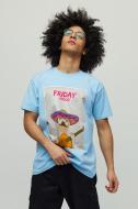 Футболка YAPPI Air Print MLB10042 р.M голубой