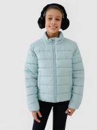 Куртка для девочек демисезонная 4F DOWN JACKET F515 4FJWSS25TDJAF515-47S р.146 бирюзовая