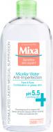 Міцелярна вода Mixa Anti-imperfection для жирної та комбінованої чутливої шкіри 400 мл