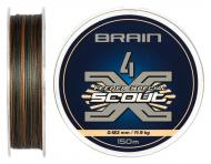 Шнур Brain Scout 4X 150 м 0,128 мм 7,2 кг (1858.54.81)