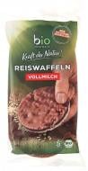 Вафлі рисові з молочним шоколадом органічні Bio Zentrale 100 г (W9769)
