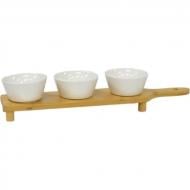 Набор емкостей для соуса Ardesto на подставке Midori 3 шт AR0925S
