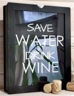Копилка для винных пробок Brushme Save Water Drink Wine