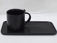 Чашка з блюдцем Ardesto 250 мл чорний (AR3073BS) Чашка з блюдцем Ardesto 250 мл чорний (AR3073BS)