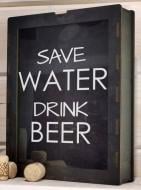 Копилка для винных пробок Brushme Save Water Drink Beer