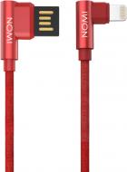 Кабель Nomi Lightning – USB 1 м червоний (344273)