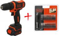 Шуруповерт аккумуляторный Black+Decker BDCDD12B_A