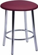 Табурет AMF Art Metal Furniture Таллі ш/з бордовий / хром