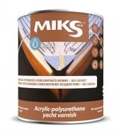 Лак акриловый яхтный MIKS Color шелковистый мат прозрачный 0,75 л