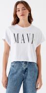 Футболка Mavi MAVI PRINTED TOP 168458-620 р.S белый Футболка Mavi MAVI PRINTED TOP 168458-620 р.S белый