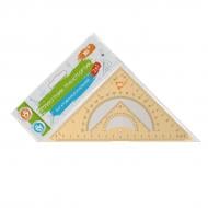 Трикутник-транспортир багатофункціональний 18 см 370673 YES