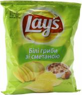 Чипсы Lays Белые грибы со сметаной 71 г