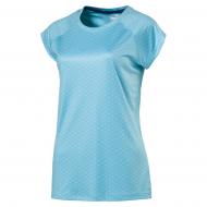 Футболка Puma Graphic S S Tee W 51559103 р.XS голубой