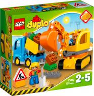 Конструктор LEGO DUPLO Вантажівка та гусеничний екскаватор 10812