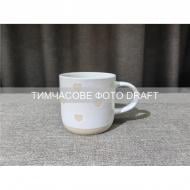 Чашка Ardesto Heart 420 мл белая (AR3030)