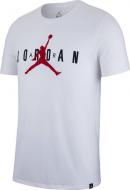 Футболка Jordan M JSW TEE JORDAN AIR GX AA1907-100 р.S белый