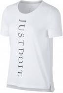 Футболка Nike W NK MILER TOP SS JDI 928657-100 р.M белый Футболка Nike W NK MILER TOP SS JDI 928657-100 р.M белый