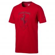 Футболка Puma Ferrari Big Shield Tee 57346702 р.S красный